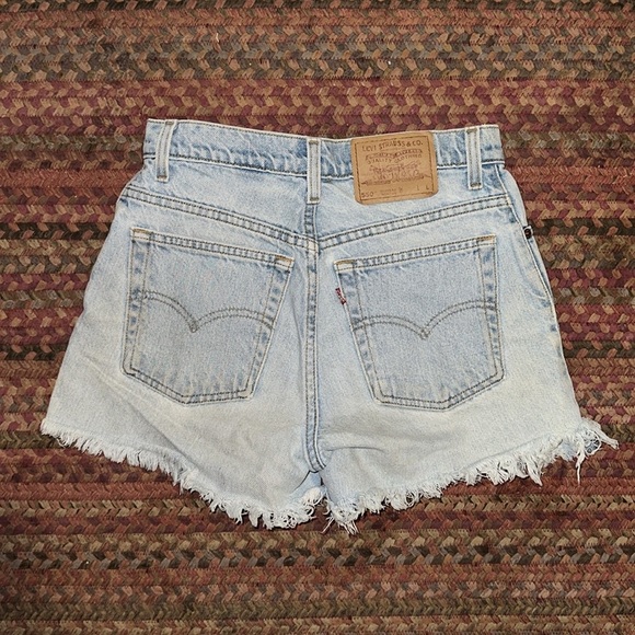 Levi's Pants - SOLD VTG LEVIS 550 LIGHT WASH CUT OFF DENIM SHORTS
